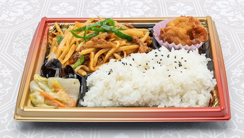 青椒肉絲弁当