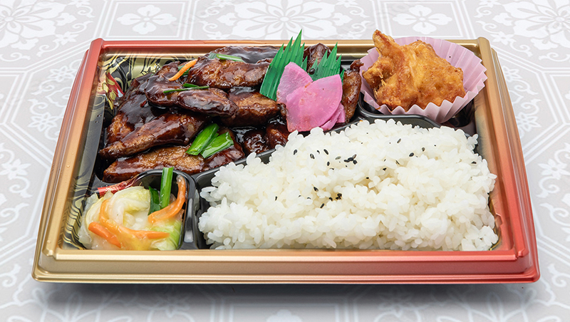ニラレバ弁当
